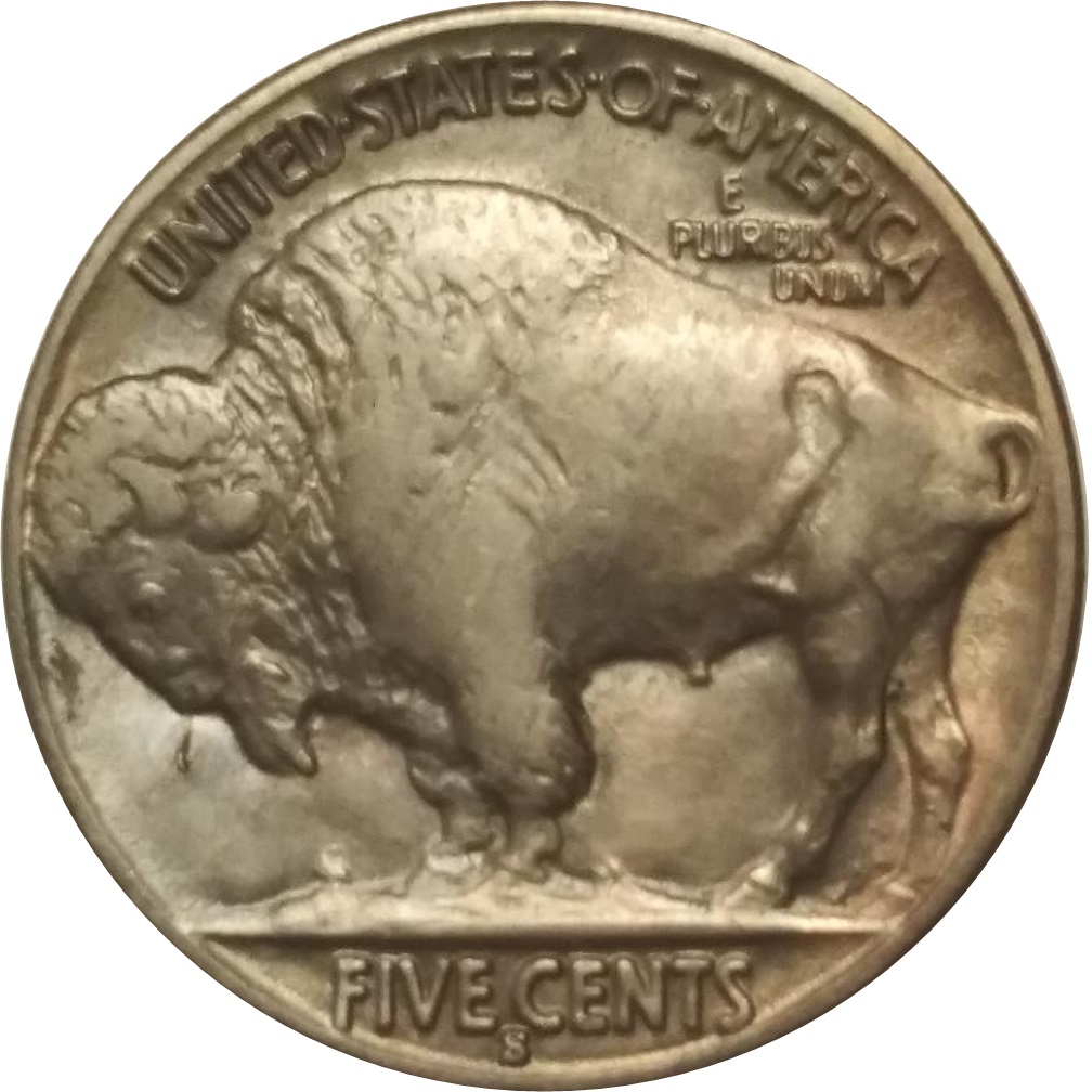 1931-S-5c-Buffalo-Nickel-#2